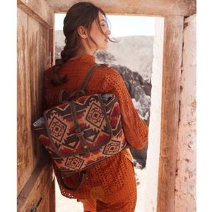 Myra Boho Prints Backpack Bag